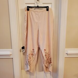 April Cornell Cream Conservatory Pants
